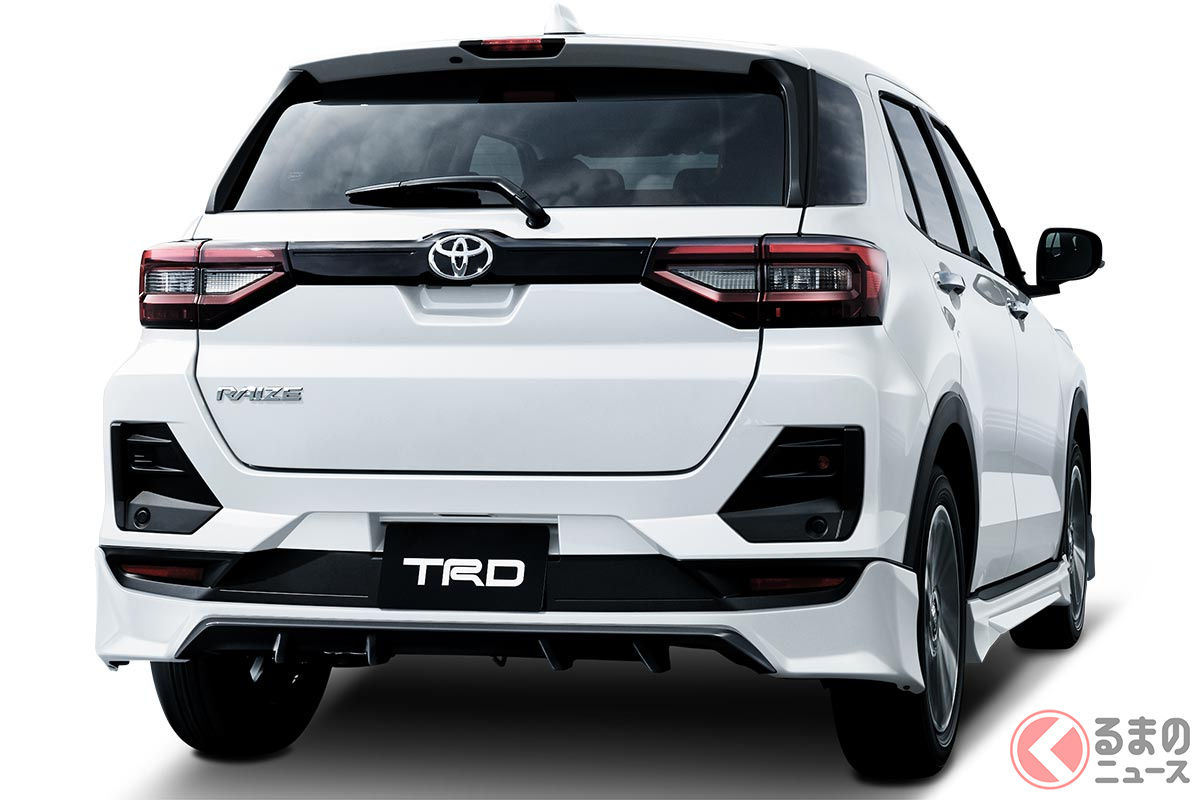 押し出し感強め!? トヨタ新型「ライズ ハイブリッド」をスポーティに