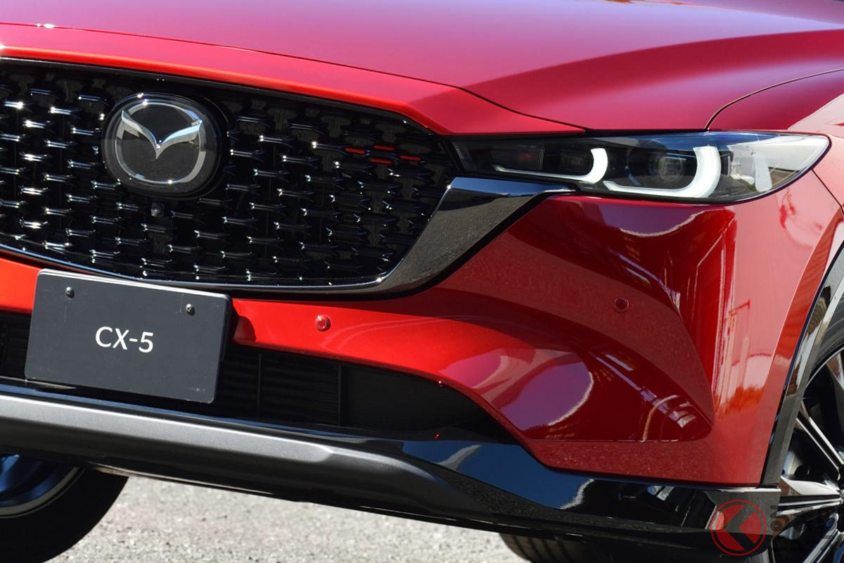 大幅改良でデザインが変更されたマツダ新型「CX-5」