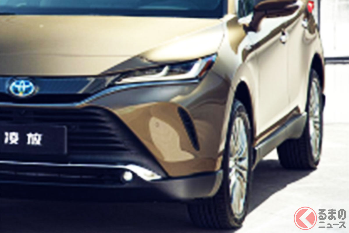 中国仕様の新型「ハリアー」