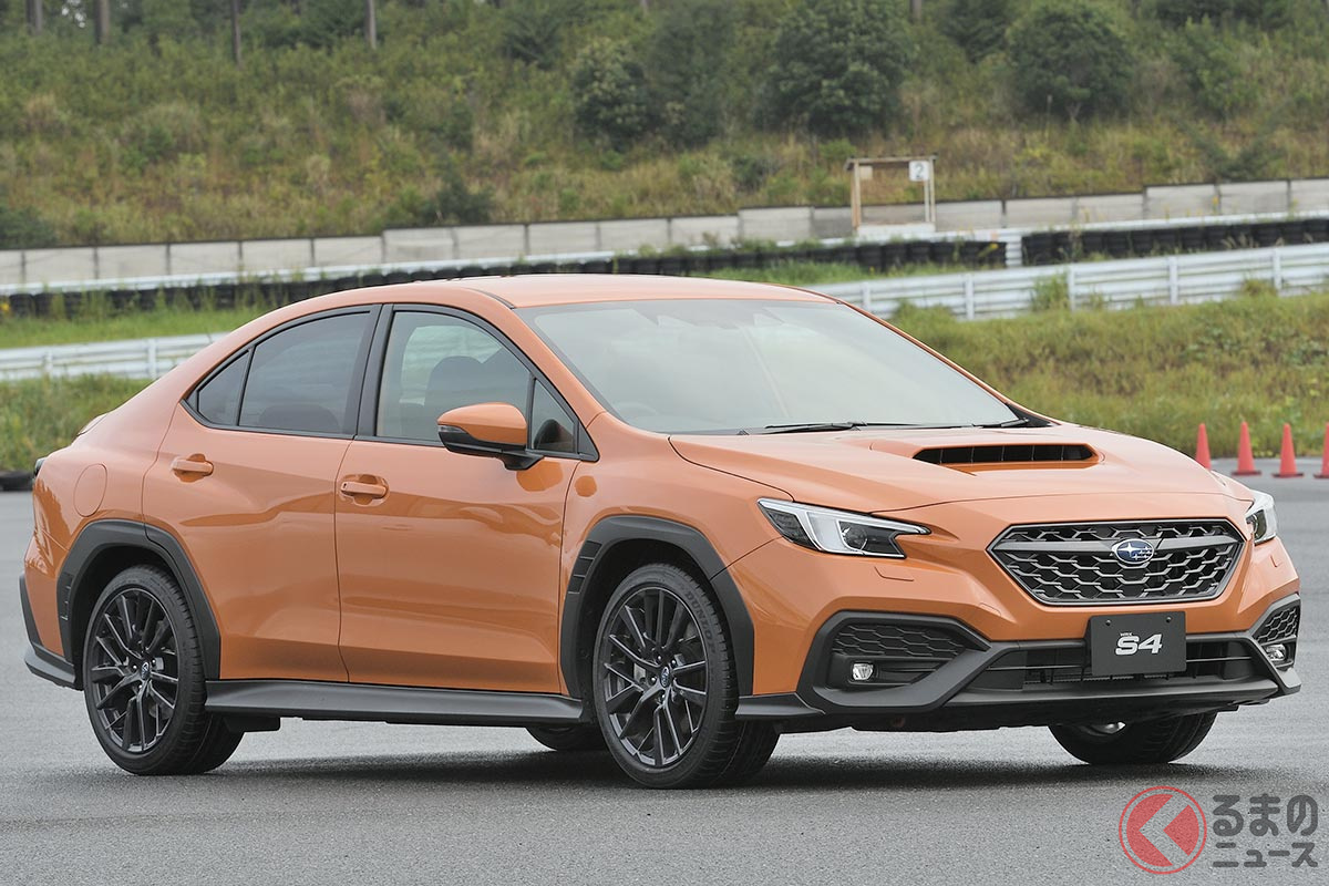 新たに2.4リッターターボを搭載するスバル新型「WRX S4」