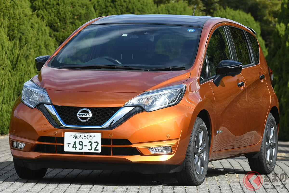 日産の「e-POWER」を初めて搭載した2代目「ノート」