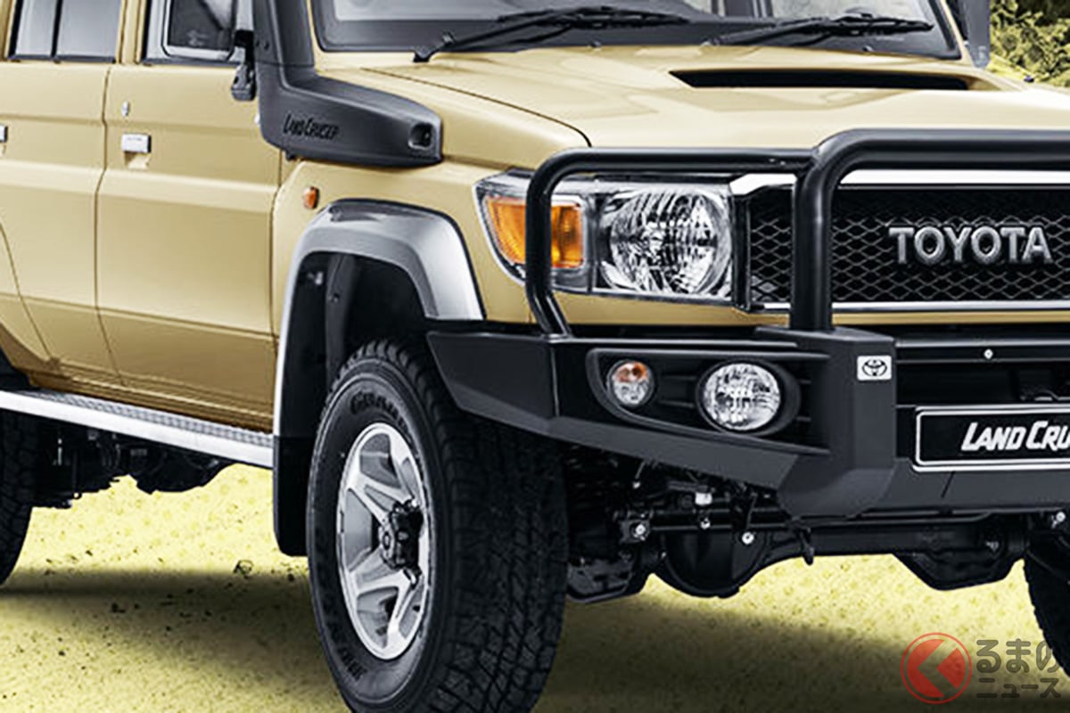 南アフリカ仕様のトヨタ「ランドクルーザー79 70thアニバーサリーエディション」(画像:トヨタ南アフリカ公式ウェブサイトより)