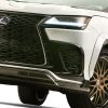 レクサス最高級SUV「LX」を“スポーティ”仕様に!? ダークなエアロと金ホイール装備！ 米SEMAショー2022でコンセプトカーを展示