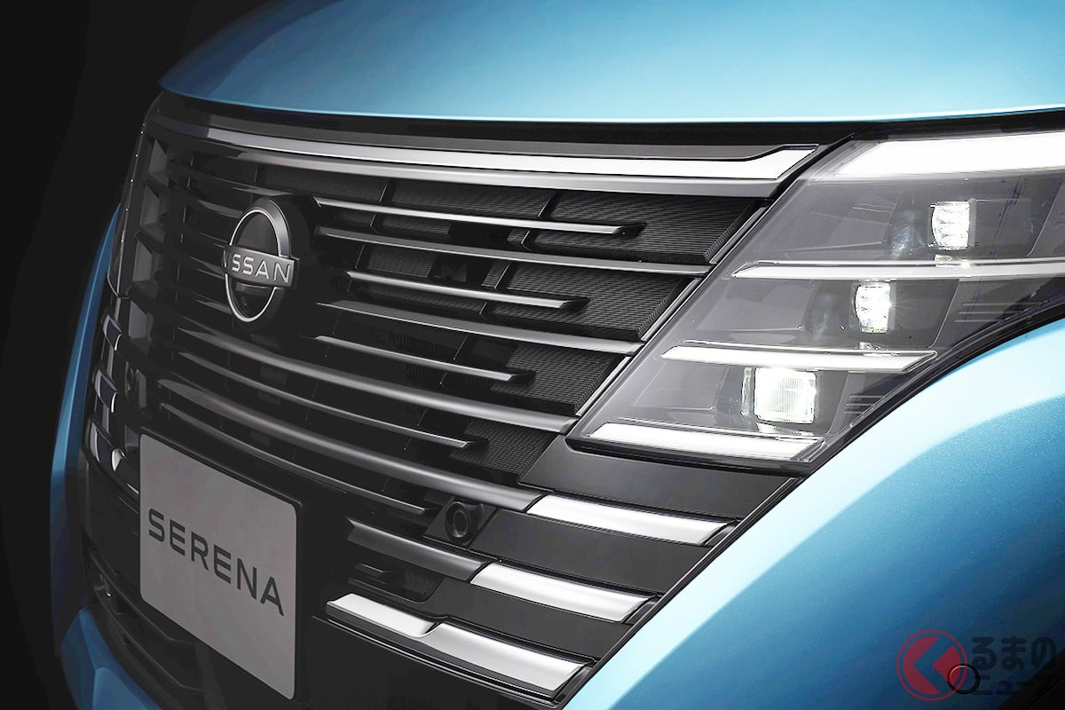 公開された日産新型「セレナ」のティザー画像