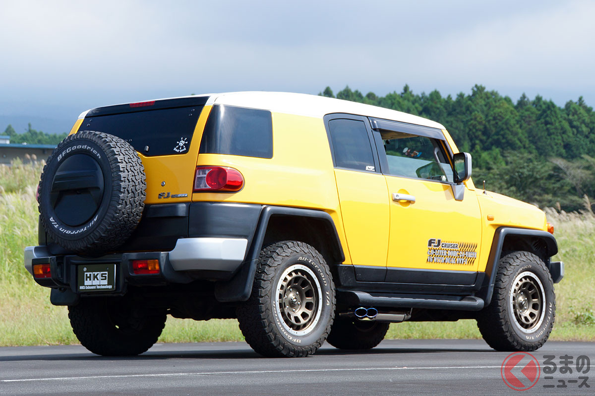トヨタ「FJクルーザー」の側面を演出するHKS「リーガマックス トレイルマスター」