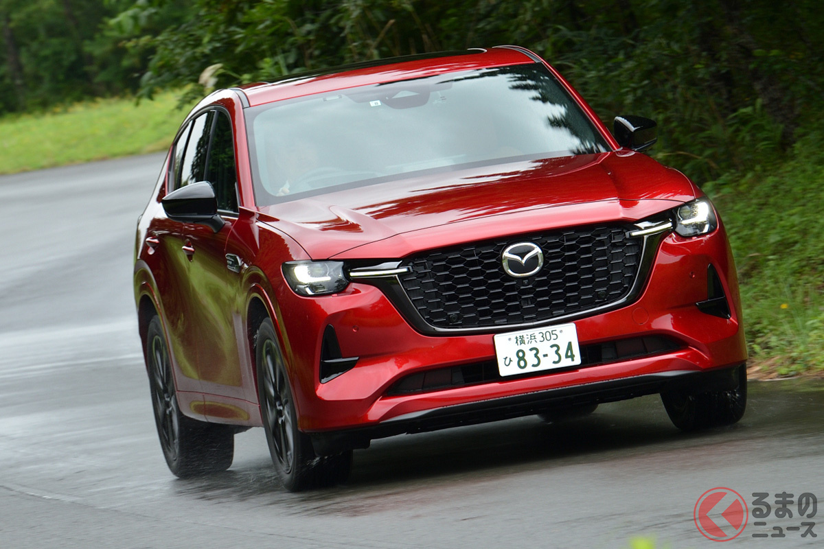 縦置き直列6気筒ディーゼル+ハイブリッドと後輪駆動パワートレインがもたらす走りが話題の新型CX-60ですが、ボディサイズは大きめなため、ややオーナーを選ぶ側面もあるかもしれません