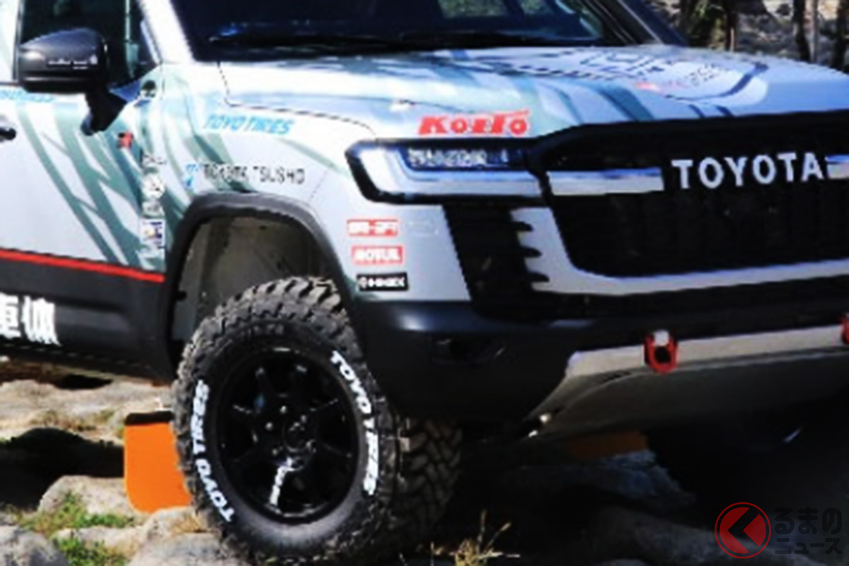 ダカールラリー2023におけるTLCの参戦車両「ランドクルーザー300」