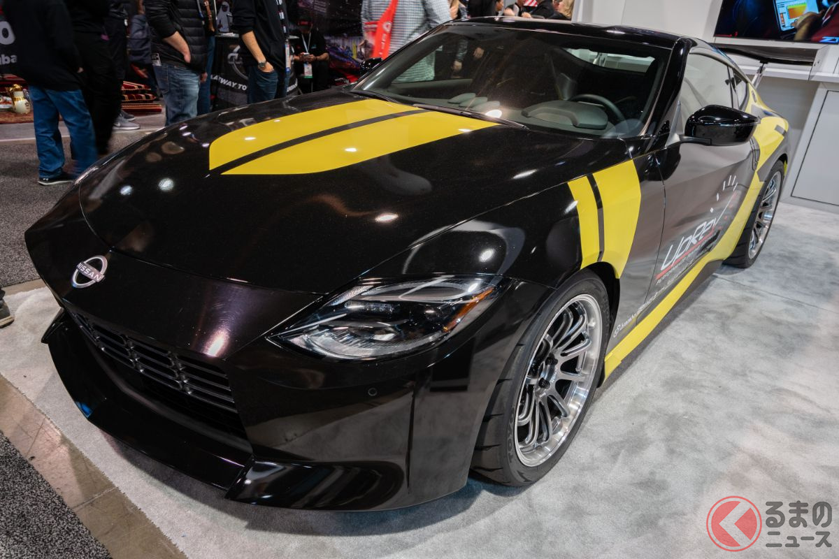 SEMAショー2022で実車展示された新型フェアレディZ(新型Z)のカスタムカー(撮影:加藤博人)