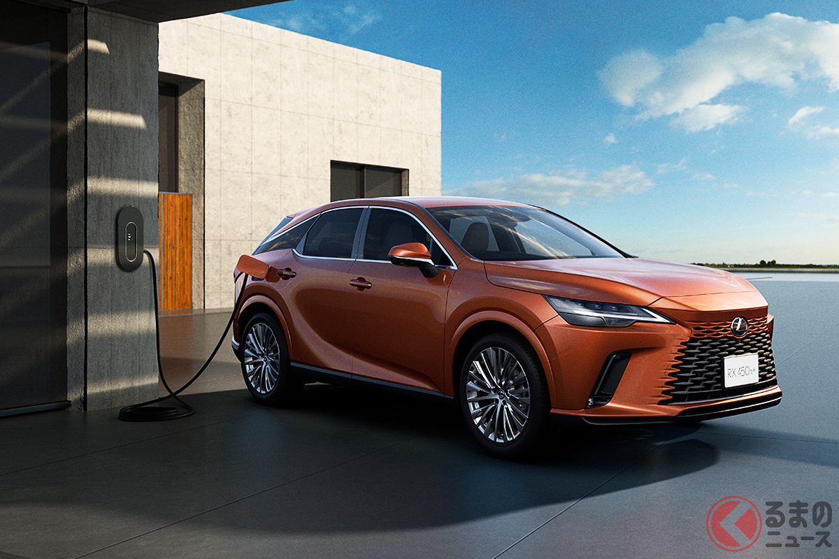クラストップレベルのEV航続距離(86km)と力強い加速性能を両立する「RX450h+」