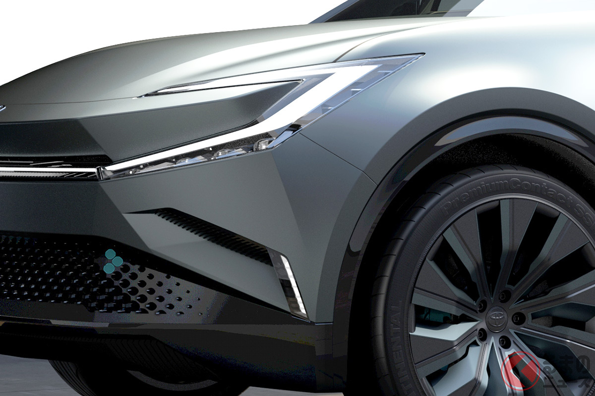 米国で初公開されたトヨタ新型「bZコンパクトSUVコンセプト」