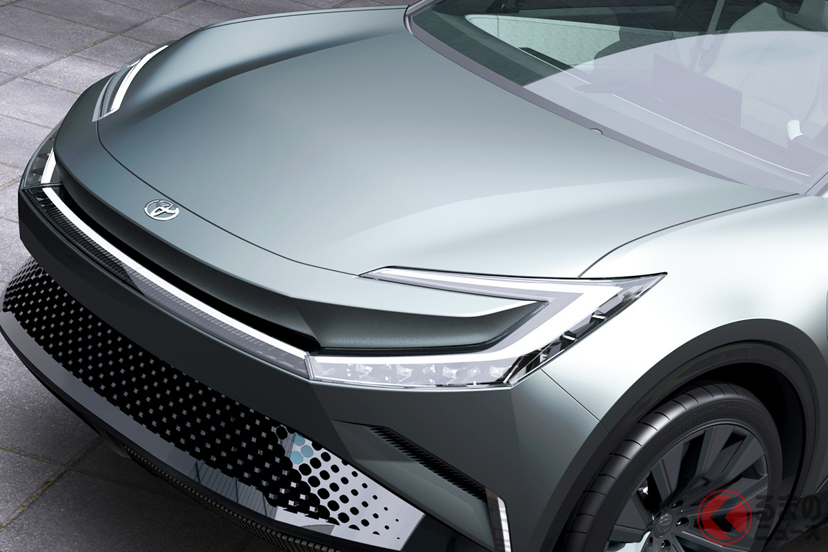 米国で2022年11月17日に初公開されたトヨタの新型BEV(電気自動車)のコンセプトカー「bZコンパクトSUVコンセプト」