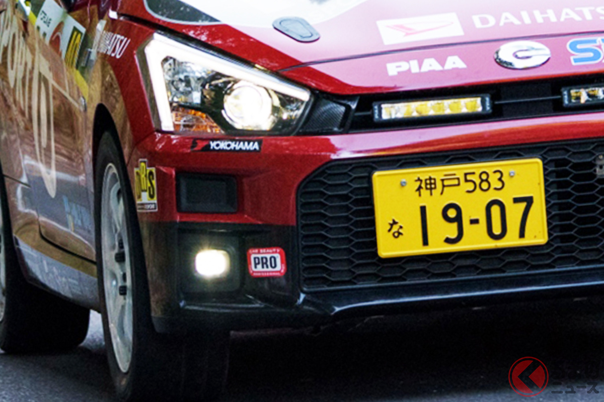 2022年WRC日本大会「ラリージャパン」に参加した「コペン GRスポーツ」