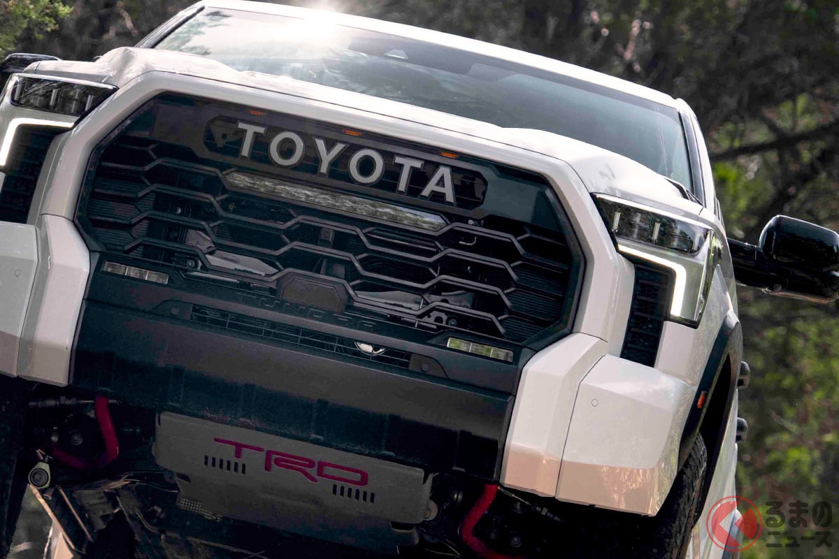 2021年後半…まもなく発売される新型「タンドラ」のTRD Proグレードは迫力のある「TOYOTA」エンブレムを採用!