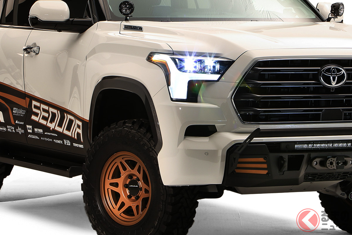 米国トヨタがSEMAショー2022に出展したコンセプトカー「アルティメット オーバーランディング セコイア TRDオフロード」