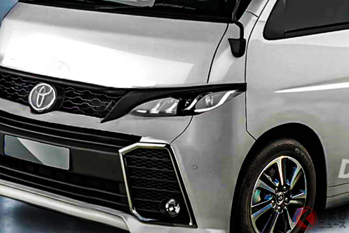 トヨタ「200形ハイエース」の次期型を予想したレンダリング(Photo:Digimods DESIGN)