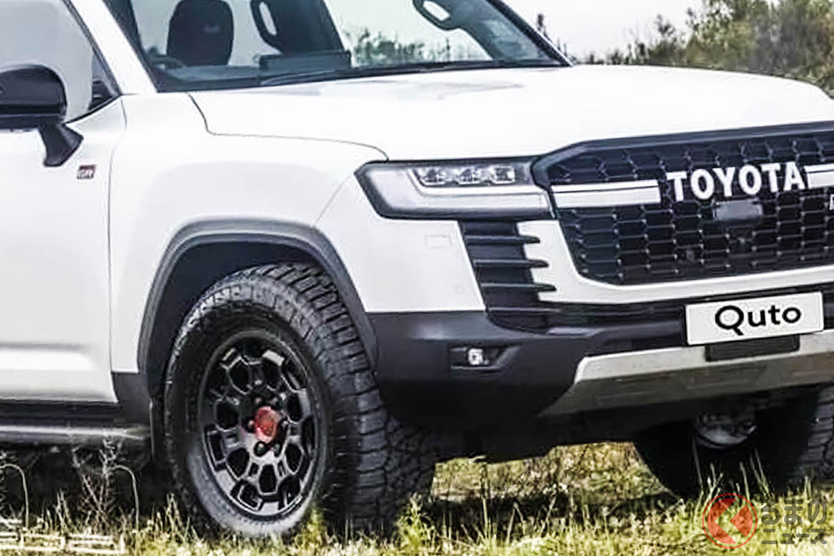 トヨタ「ランドクルーザー GRスポーツ」をピックアップトラック化したレンダリング(photo:kelsonik)