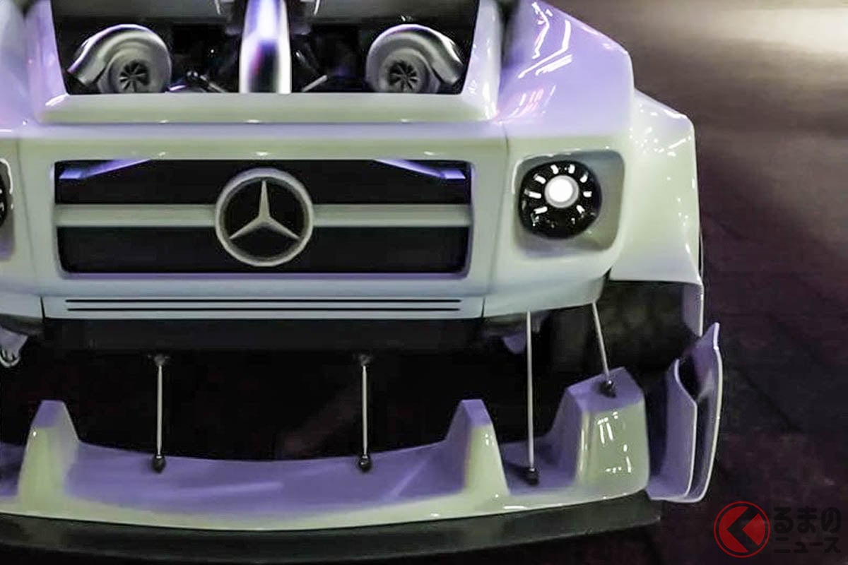 メルセデス・ベンツの高級本格SUV「Gクラス」をレーシングカーのようにカスタマイズしたCG（photo：baselvisions）
