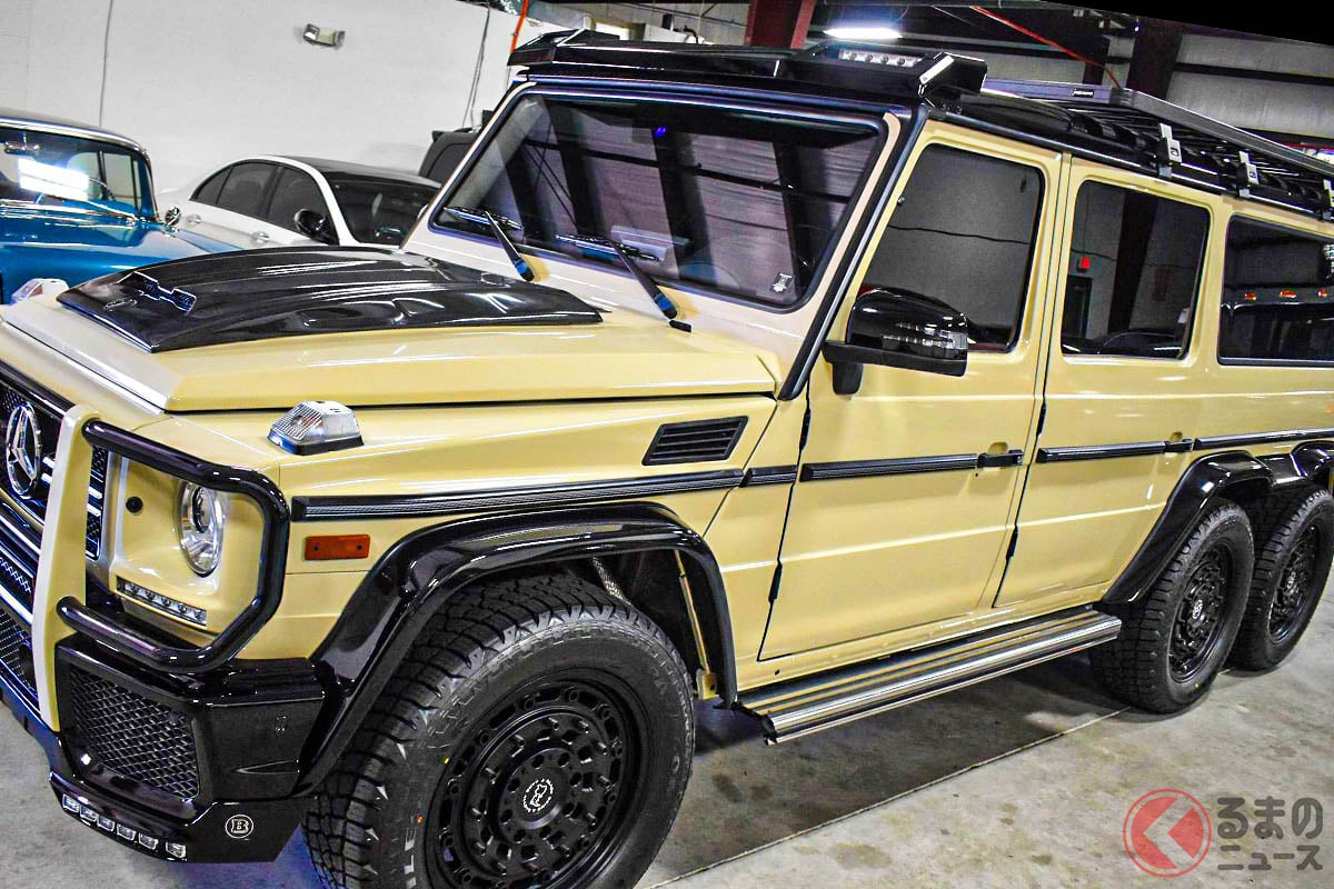 Cars and Bidsに出品された6輪化されたメルセデス・ベンツ「Gクラス」(Photo:Cars and Bids)