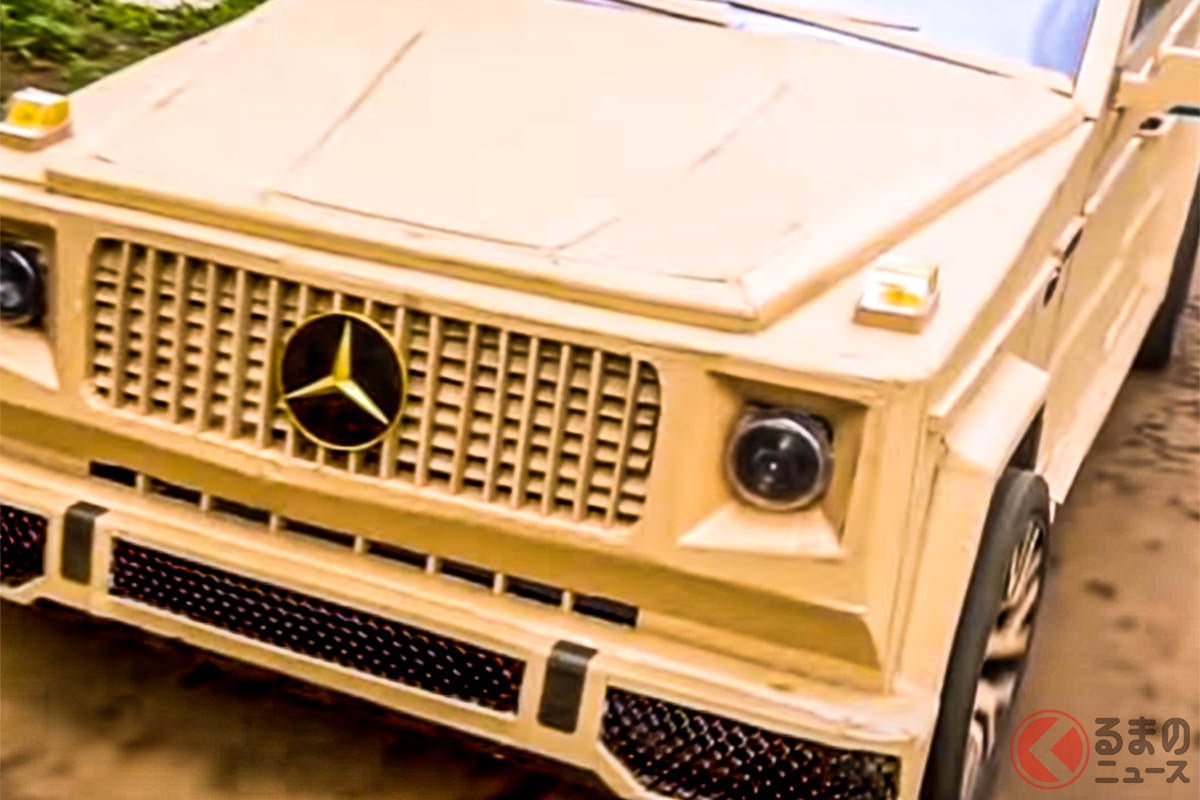 King OF CraftsがDIYで再現したメルセデス・ベンツ「Gクラス」(Photo:King OF Crafts)