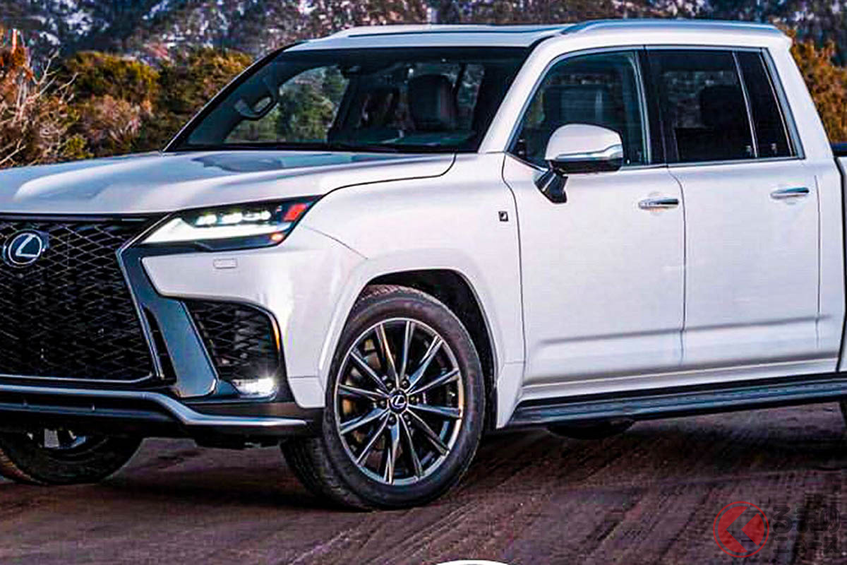 レクサス「LX」をピックアップトラック化したレンダリング(Photo:jlord8)