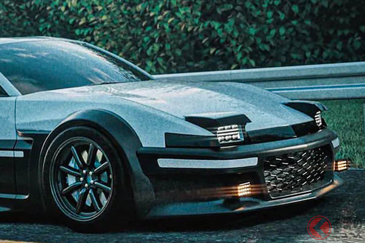 ”AE86”仕様のトヨタ「GR86」のレンダリング(Photo:Arnold Verghese)