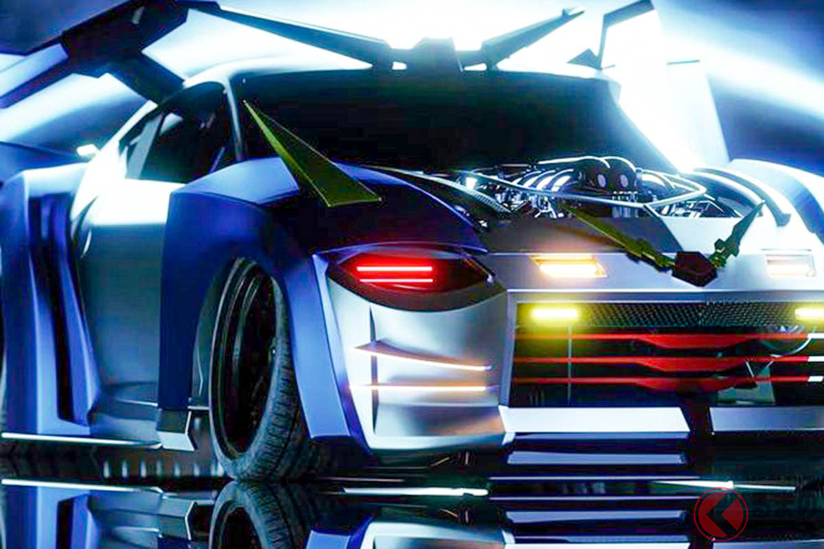 日産新型「フェアレディZ」のガンダム仕様のレンダリング(Photo:wizart_concepts)