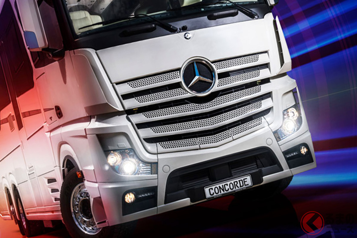メルセデスベンツのトラック「アクトロス」をベースにしたコンコルド「センチュリオン 1200 GST」
