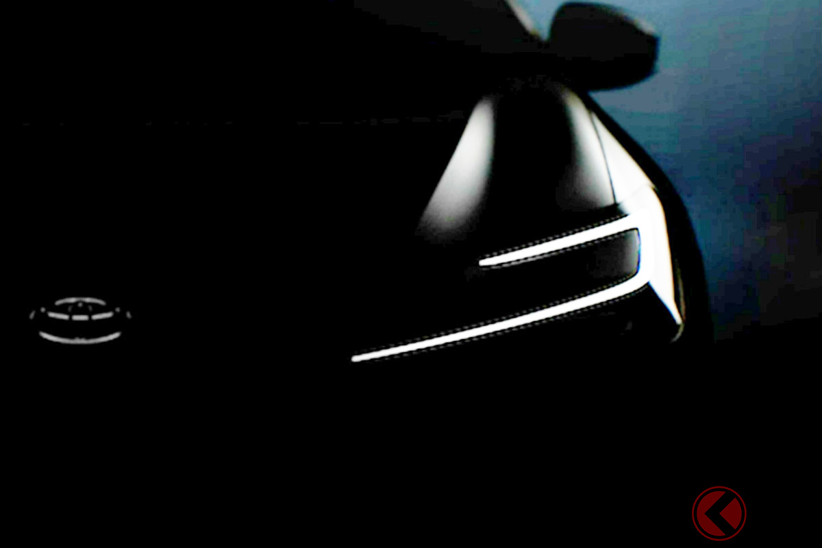 トヨタが11月11日に公開した新型「プリウス」のティザー画像