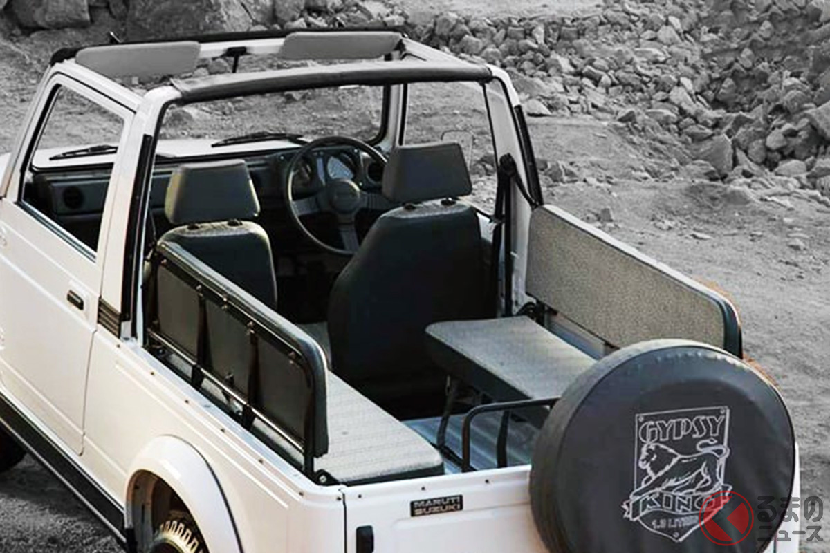 噂の「ジムニーロング」は来年1月にインドで登場? さらにハイブリッド化はアリ得るのか?(画像は過去にインドで発売されたジムニーロングことジプシー)