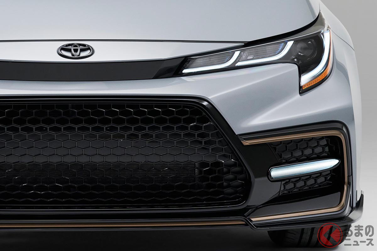 スポーティなトヨタ「カローラ 2022年モデル アペックスエディション」(米国仕様)