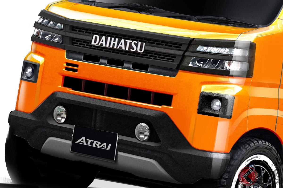 ルーフの上で就寝可能なダイハツ「アトレーデッキバン キャンパーver.」