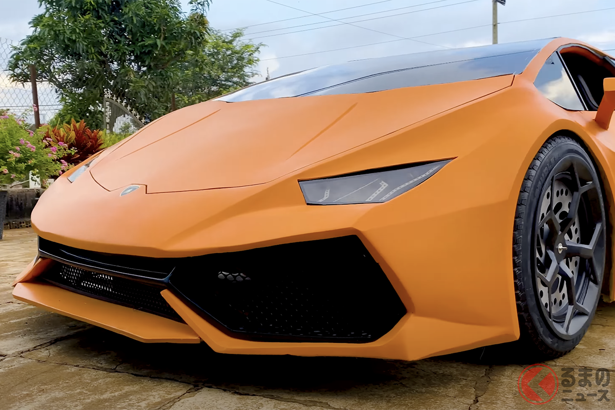 King OF Craftsが廃車同然のコンパクトカーをベースにランボルギーニを再現した「DIYウラカン」