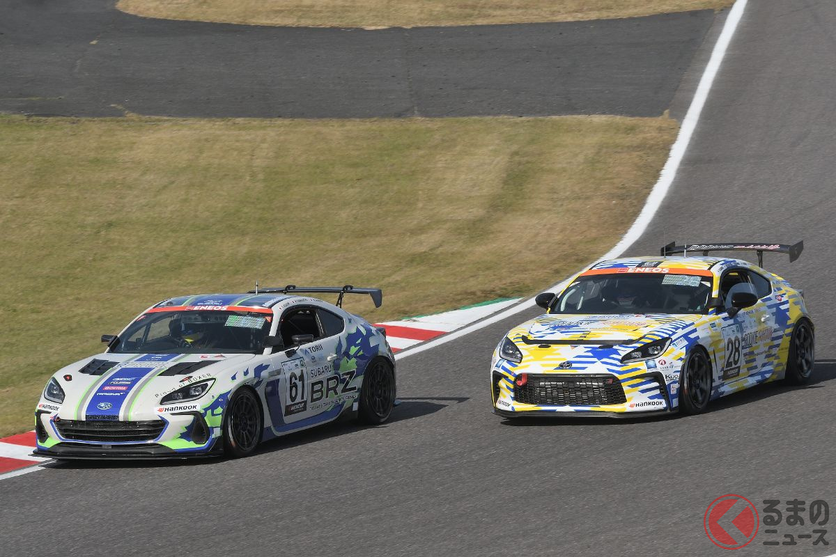 28号車の「GR86 CNF Concept」と61号車「SUBARU BRZ CNF Concept」