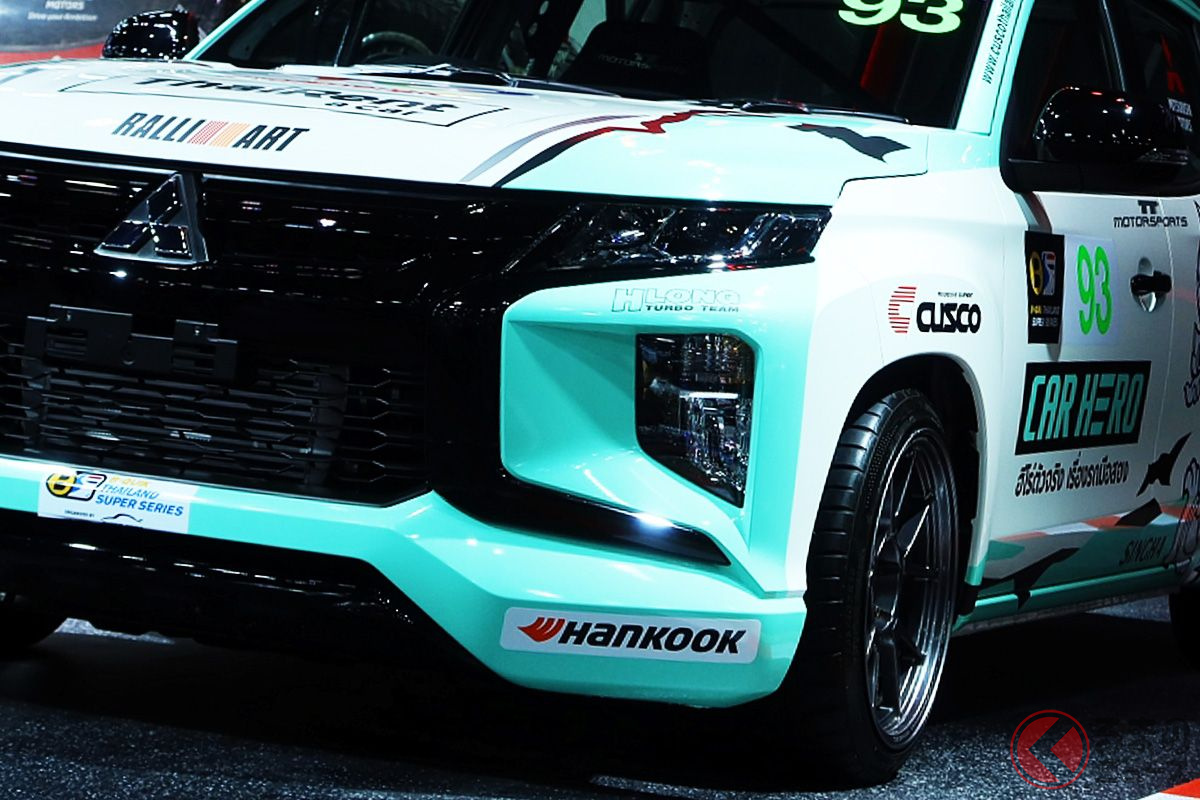 ピックアップトラック「トライトン」レース仕様がめちゃカッコいい!