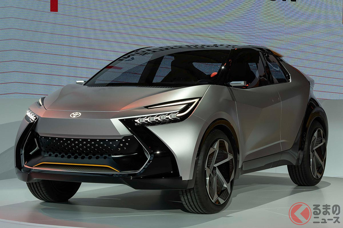 次期「C-HR」としてお披露目されているコンセプトモデル