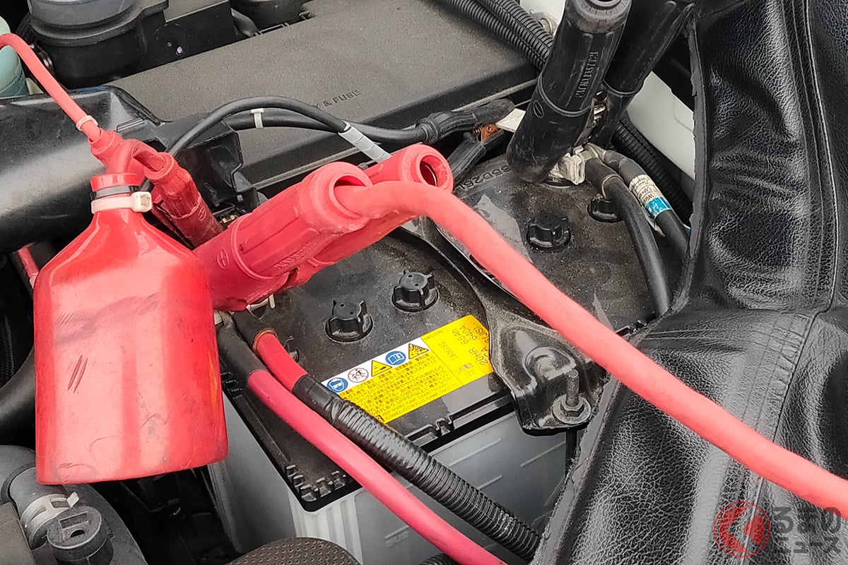 「バッテリー上がり」のイメージ