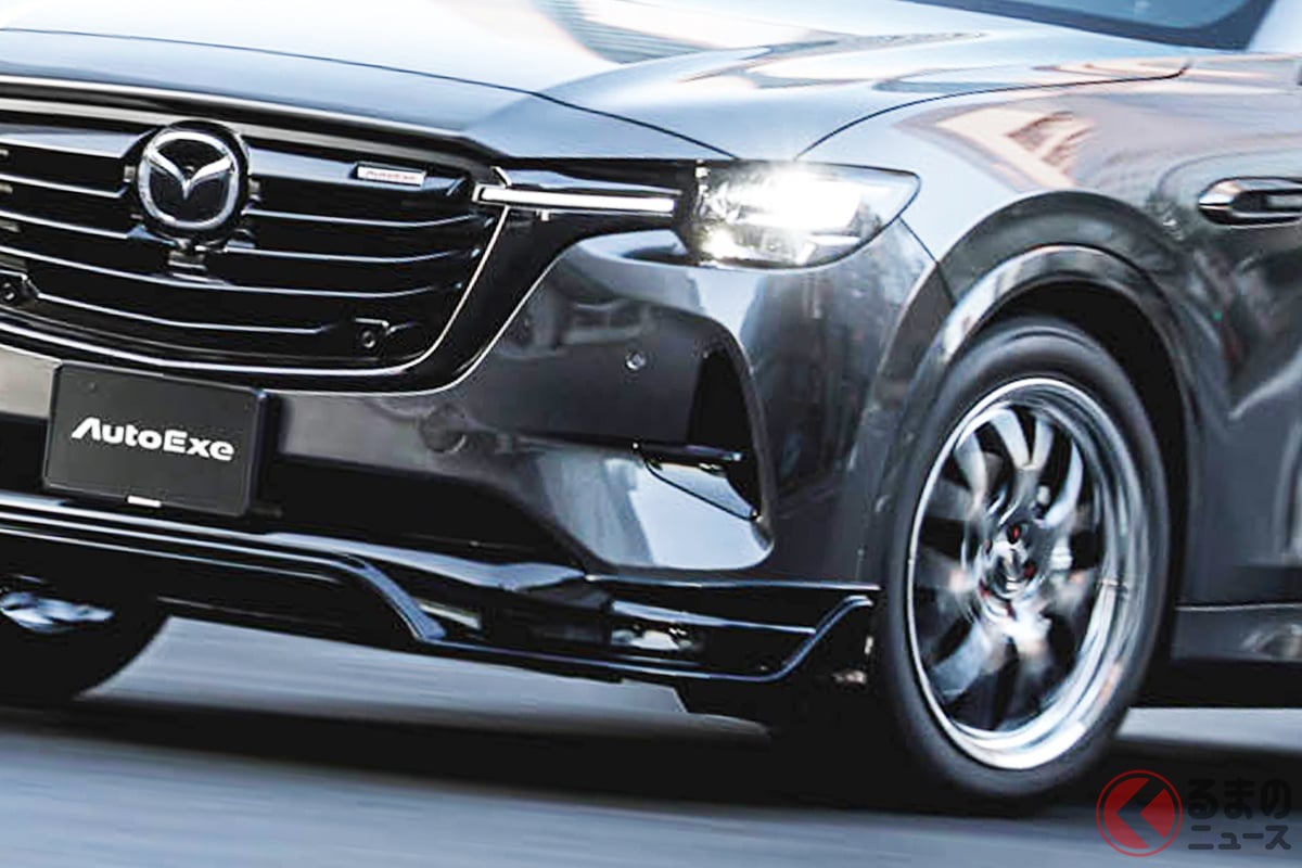 ”ダーク仕様”でスポーティにキメた「CX-60」カスタマイズパーツ登場(画像:オートエグゼ公式サイト)