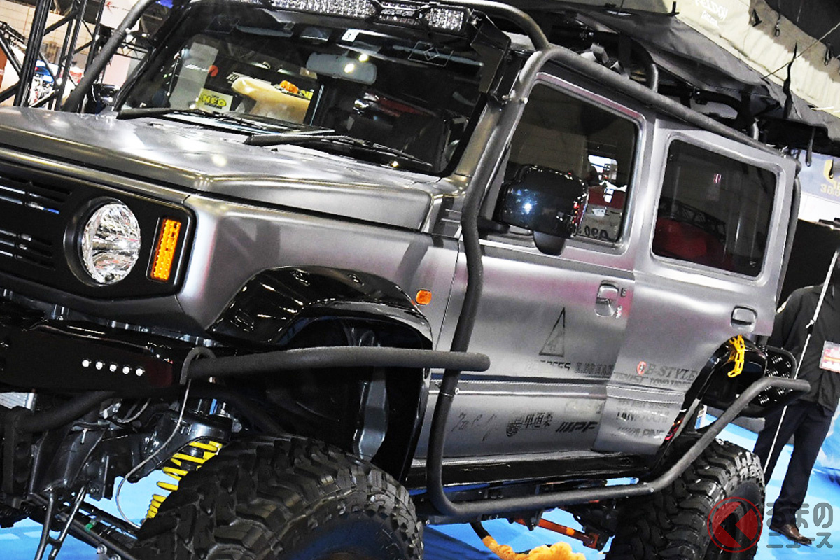 ついに本家スズキから「ジムニー5ドア」が発表されるか? 世界が注目するその動向! 一方で東京オートサロンではかつてNATSの学生達が5ドアジムニーを製作している