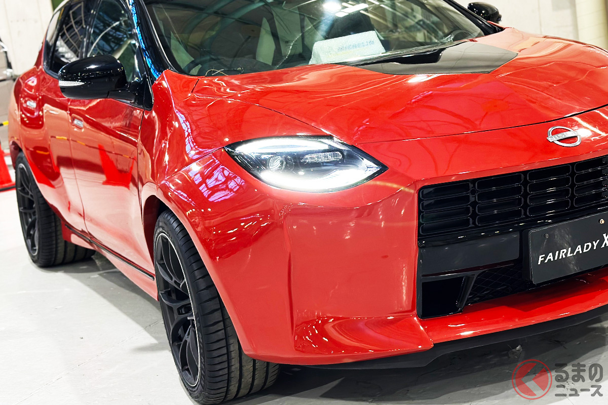 なんだこれはー! 「フェアレディZ」顔の斬新SUVが凄い! 学生が製作した「フェアレディX」の正体とは?(画像提供:日産京都自動車大学校)