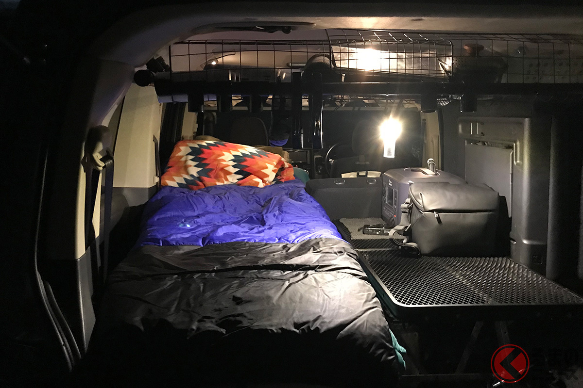 冬の車中泊で気をつけたいことは(画像はイメージ)