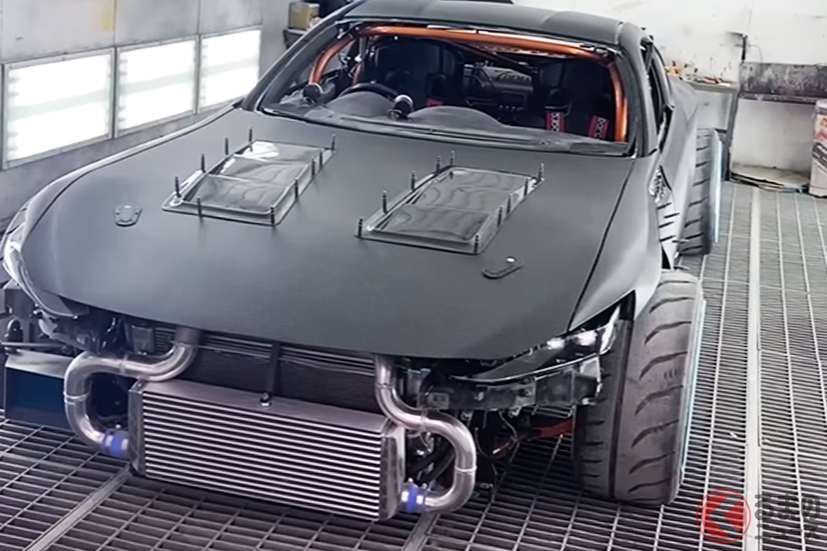 まさかのカーボンボディ採用!? 爆速「TOYOTA86 GT STANCE」がまもなくお披露目! (画像:NATSチャンネルbyROADSHOW)