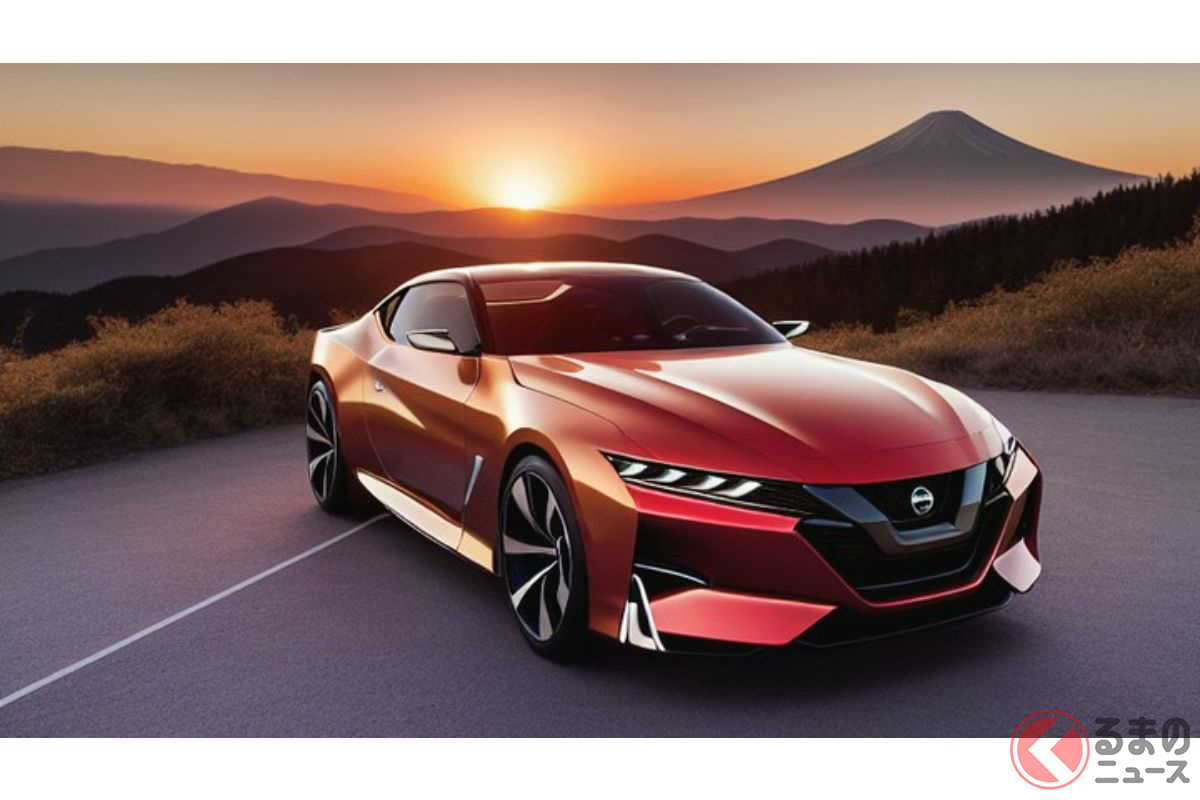 画像生成AIが作成した日産「次期型シルビア」(Image:automotive.ai)