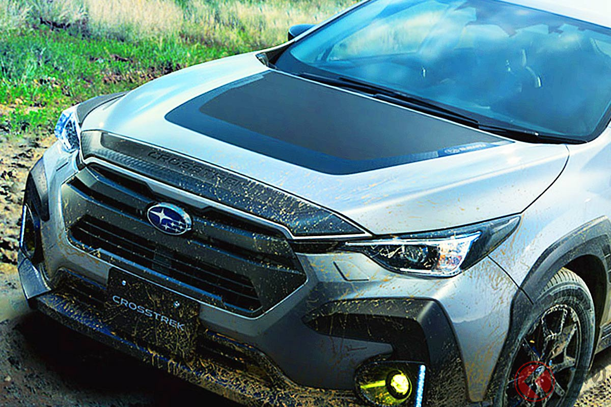 ワイルドになったスバル新型「クロストレック」(アクセサリー装着車)