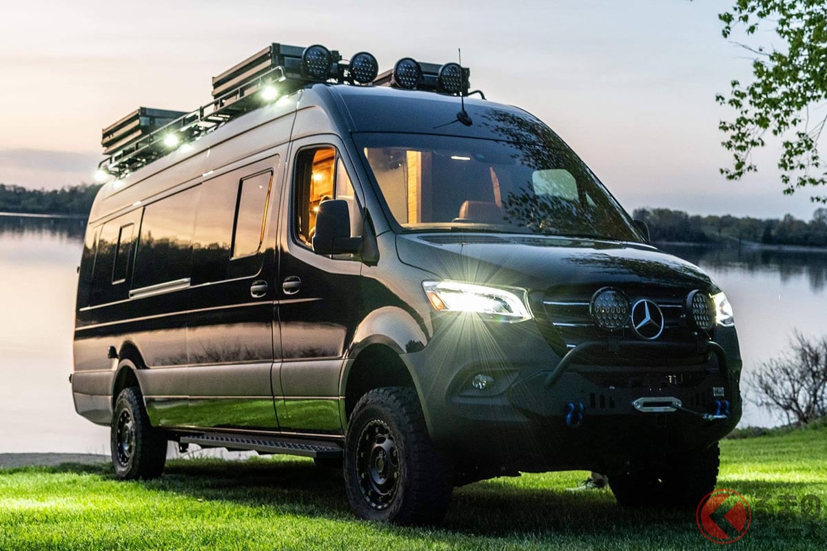 2700万円超えで落札されたキャンピングカー仕様のメルセデス・ベンツ「スプリンター」(Photo:Cars and Bids)