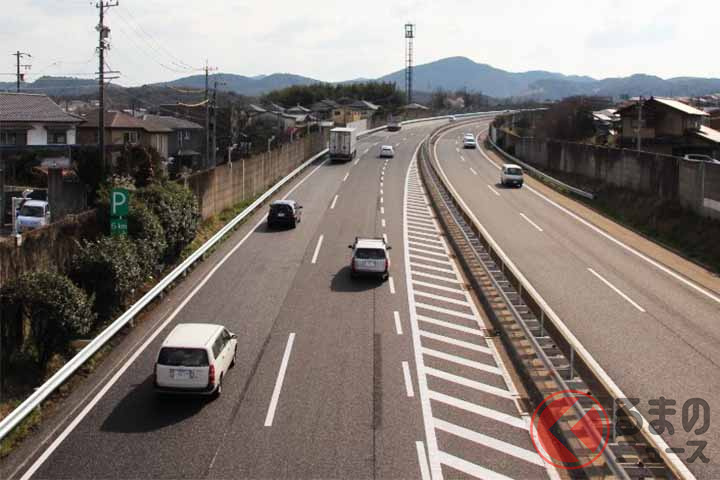 2016年3月からの右側付加車線(画像:NEXCO中日本)