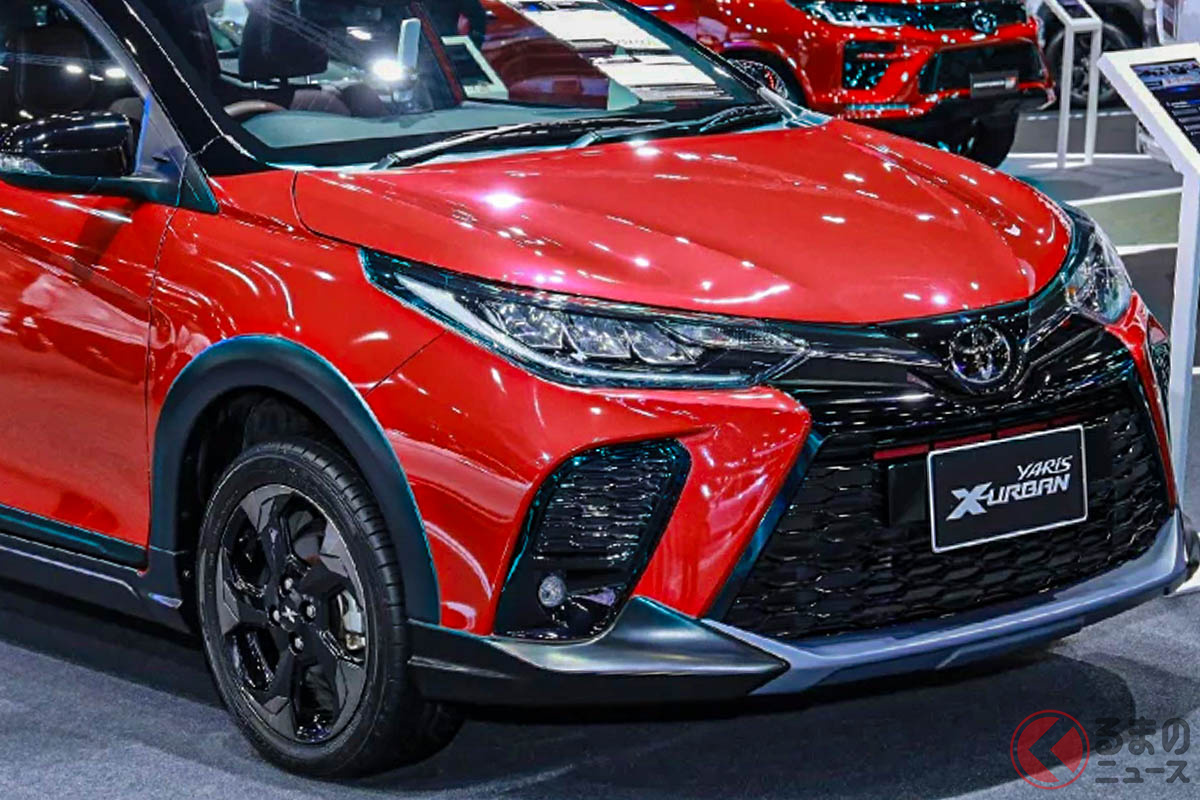 Motor Expo 2022に展示されたタイで販売されるトヨタ「ヤリス Xアーバン」
