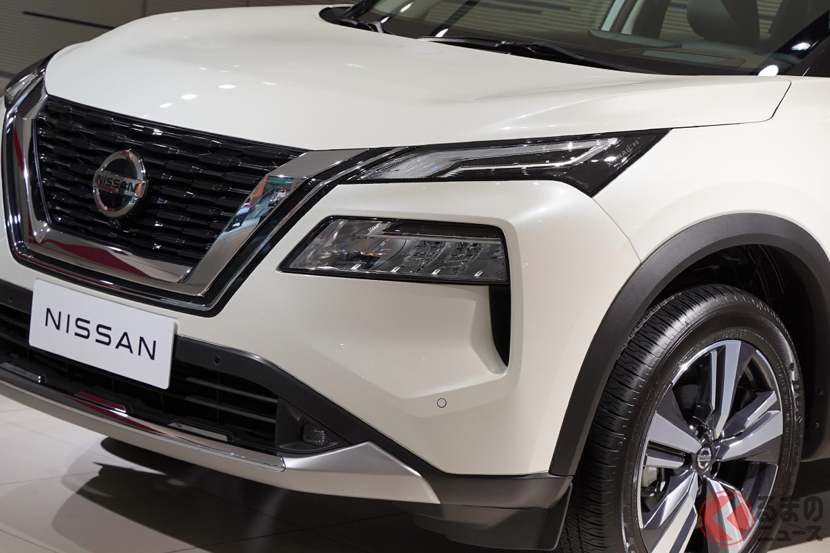 新型「エクストレイル(中国仕様)」が日産グローバル本社ギャラリーにてお披露目された!(撮影:加藤ヒロト)