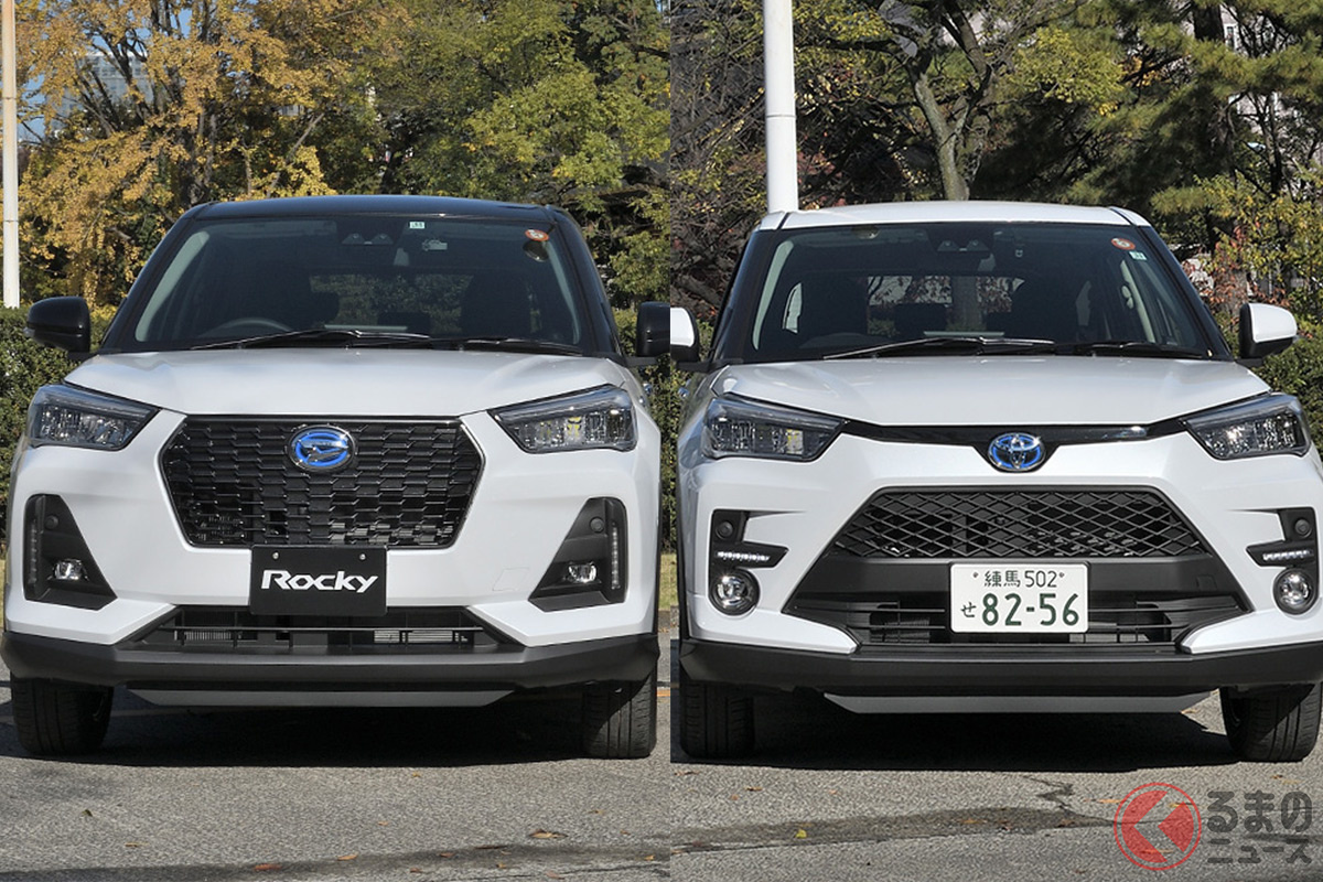 待望のハイブリッド車が追加されたトヨタ「ライズ」とダイハツ「ロッキー」