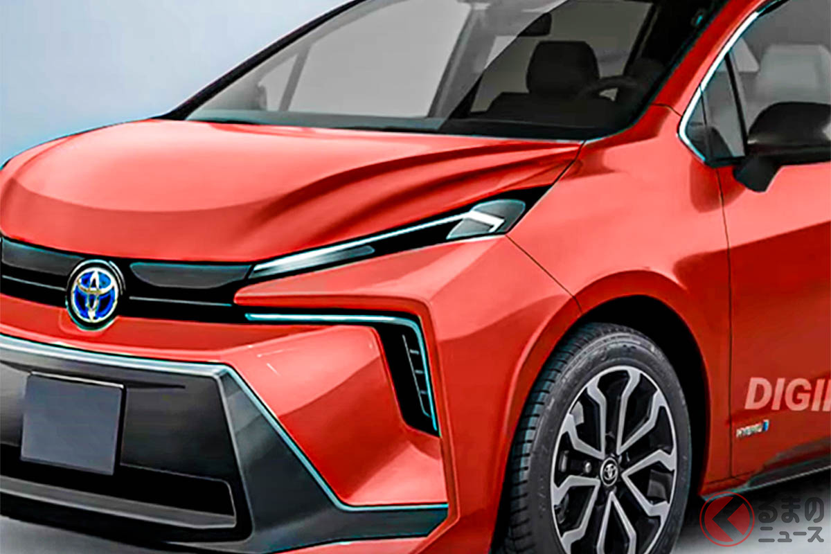 トヨタ最大級ミニバン「シエナ」の次期型予想レンダリング(photo:Digimods DESIGN)