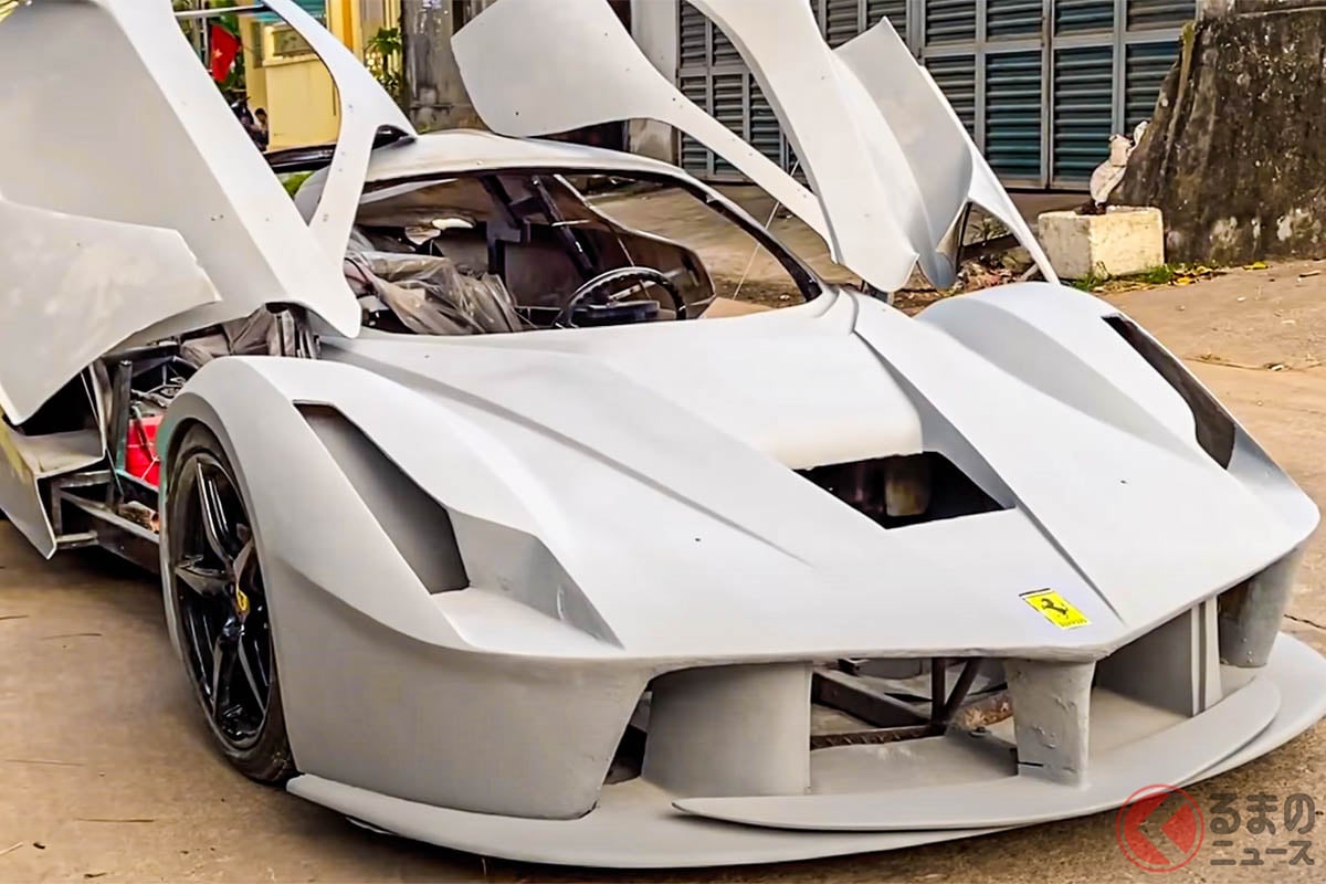 トヨタエンジン搭載の自家製 フェラーリ 7億円超えスーパーカーを 自力 で再現 まるでホンモノな Diy ラ フェラーリ を農家が作成中 くるまのニュース トヨタエンジン搭載の自家製 フェラーリ 7億円超えスーパーカーを 自力 で再現 まるでホンモノな Diy ラ フェラーリ を農家が作成中 くるまのニュース